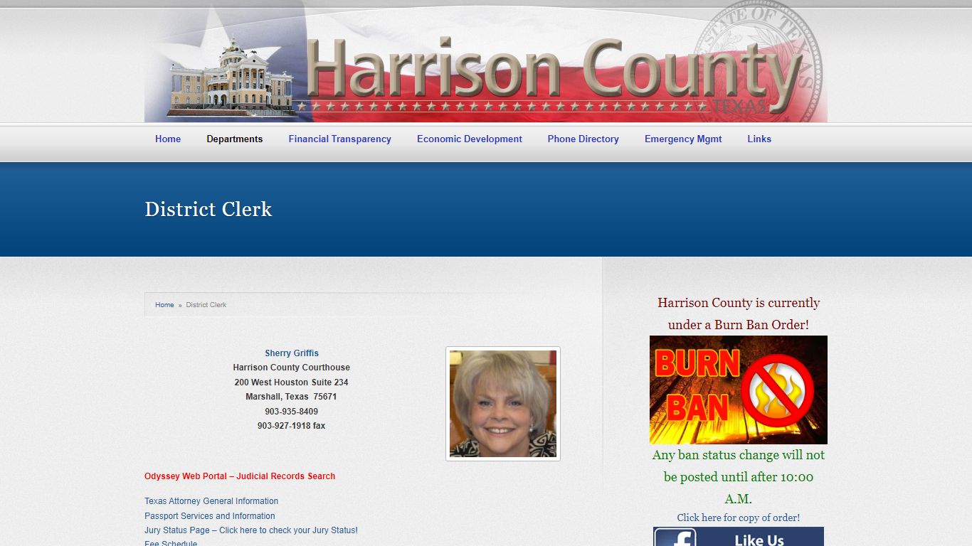 District Clerk « Harrison County