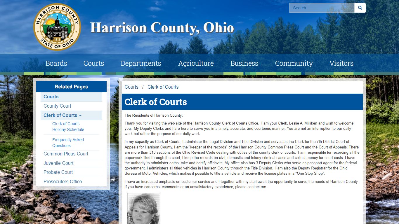 Clerk of Courts - Harrison County, Ohio